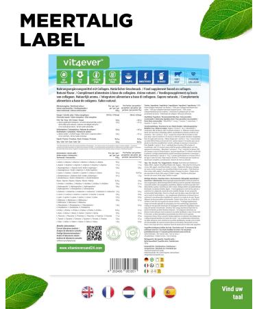 VitamineVersand 24 Collagen Powder 320 g 100 Bioactive Collagen Hydrolyzate Peptides Collagen Type 1 & 3 Neutral taste No additives - Buy Online on GoSupps.com