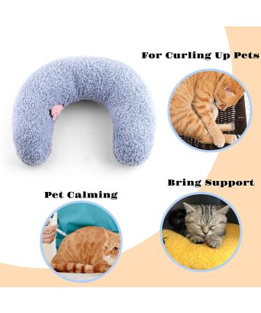 Homelifthub Fluffy Cat Bed Pillows - 3 Pack for Indoor Cats, Rabbit Design, Pink, Blue, Yellow - Buy Online on GoSupps.com