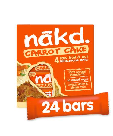 Nakd Nakd Fruit and Nut Bars Pack of 24 (Carrot Cake)