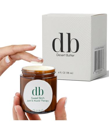 db Sweet Birch Joint & Muscle Therapy with Shea Arnica Lavender and Menthol. Thick Formula. Melts and Absorbs Rapidly. Made in U.S.A. All Natural.
