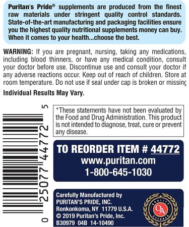 Puritan's Pride Glucosamine Chondroitin Mini Tabs 120ct - Buy Online on GoSupps.com
