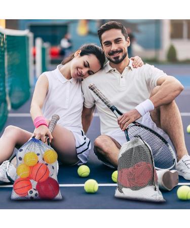 Funtery 24 Pcs Mesh Laundry Bags - Drawstring Soccer Basketball Stuff Sack - Camping Nylon 8x12 Inch - Buy Online on GoSupps.com