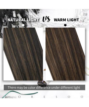 Shop Moresoo Microring Extensions | Real Hair #2/6/2 - Darkest Brown to Lightest Brown 50cm - Buy Online on GoSupps.com