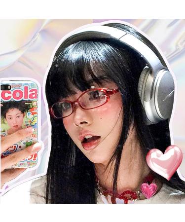 SIPHEW Blue Light Filter Glasses - Unisex Bluelight Blocking & Anti-Blue Light Glasses for PC Gaming - Stylish Pink Design - Buy Online on GoSupps.com