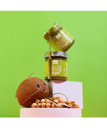 Buy Xucker Pistachio Coconut Cream 200g | Vegan Low Sugar Spread with Xylitol | No Palm Oil - Buy Online on GoSupps.com