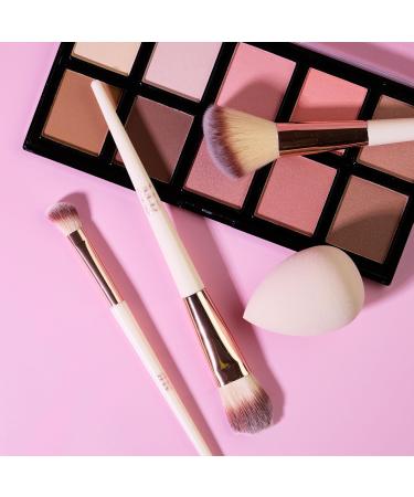 Expressions 12pc Flawless Makeup Brush Set - Vanilla Rose Gold | Premium Glitter Cosmetic Brushes for Contouring & Highlighting - Buy Online on GoSupps.com