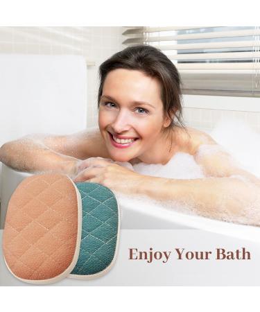 Atesswy Bath Sponge Shower Loofah Body Scrubber - Pack of 2 - Buy Online on GoSupps.com