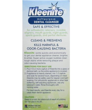 Regent Labs Kleenite Multipurpose Dental Cleanser 9 oz (Pack of 4) - Dental Care Solution - Buy Online on GoSupps.com