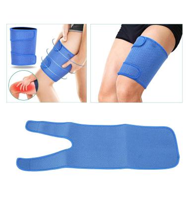 Alomejor Adjustable Thigh Compression Sleeve for Basketball - Blue | Muscle Fatigue Guard for Sports - International Shipping Available - Buy Online on GoSupps.com