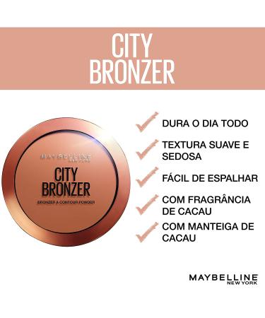 Maybelline City Bronzer Powder Makeup and Contour 200 - 0.32 Oz - Buy Online on GoSupps.com