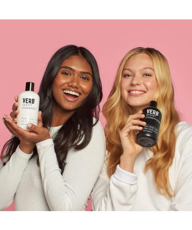Verb Ghost Shampoo & Conditioner Duo - Vegan Weightless Anti-Frizz Hydrating Set for Shine & Strength - 1 Count (Pack of 4) - Buy Online on GoSupps.com