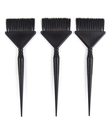 3 Extra Wide Hair Dye Brushes - Hair Color Brush Applicator Set - Hair Dye Brush Applicator - Hair Coloring Brush - Color Brushes for Hair Salon - Hair Root Touch Up Brush Extra Wide Brushes - Set of 3