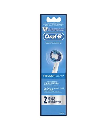 Oral-B Precision Clean Electric Toothbrush Replacement Brush Heads - 2ct Refills - Buy Online on GoSupps.com