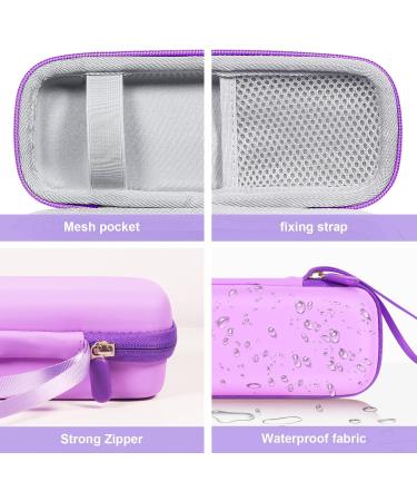 Travel Case for Philips Sonicare & Oral-B Electric Toothbrushes - Purple/Black Hard Case - Buy Online on GoSupps.com