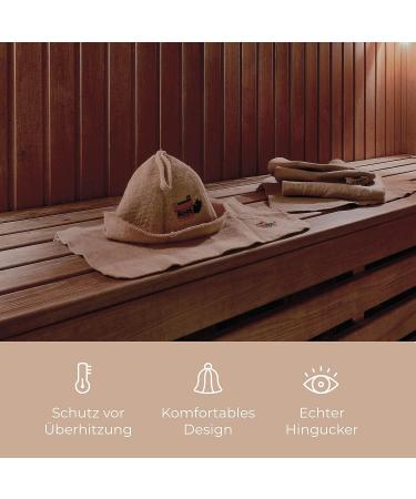 Buy Unique 100% Wool Felt Sauna Hats for Women & Men - Bell Green Model - International Shipping Available - Buy Online on GoSupps.com