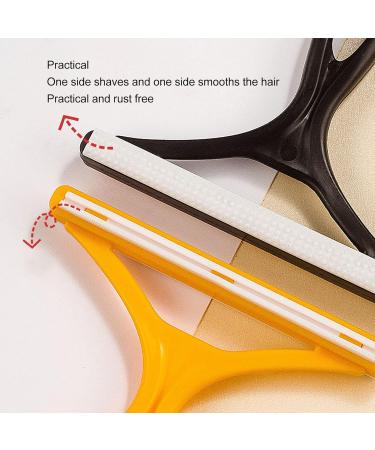 Portable Double-Sided Manual Fabric Remover for Lint & Pet Hair - Handy Travel Tool for Dogs (Orange) | International Shipping - Buy Online on GoSupps.com