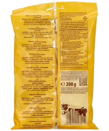 Cowbonbon Classic Soft Caramel Bonbons - Gluten-Free Toffee Candies | 200g (2 Pack) - Sweet Treats for All! - Buy Online on GoSupps.com