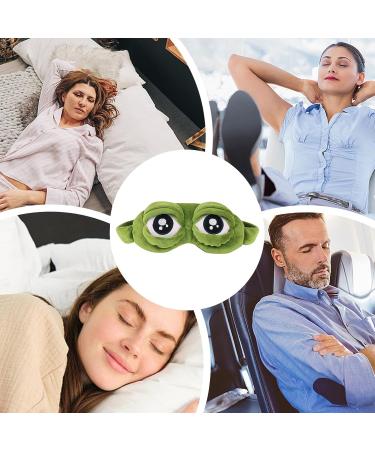 Masque Pour Les Yeux De Grenouille Masque De Sommeil Dr le De Grenouille | Couvre-visage Pour L s Yeu Du Sommeil - asque Pour Les Yeux Amusant En Peluche Douce Avec Pochette En Gel Rafra chissa - Buy Online on GoSupps.com