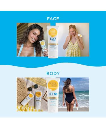 Bondi Sands Fragrance Free Daily Face Sunscreen SPF 50 | Hydrating UVA/UVB Protection, Non-Greasy & Water Resistant | 2.53 Oz/75 mL - Buy Online on GoSupps.com
