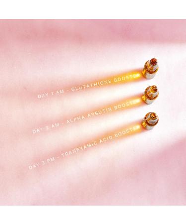 MZ Skin Pigmentation Correcting Ampoules 10-Pack Set | 7-Day Intensive Treatment for Brightening Hyperpigmentation & Dark Spots With Tranexamic Acid & Alpha Arbutin Fragrance Free - Buy Online on GoSupps.com