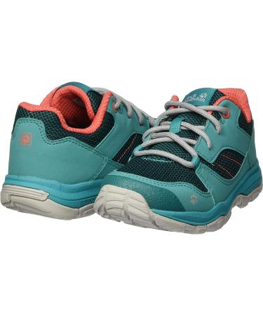 Jack Wolfskin MTN Attack 3 Low K Hiking Boot - Big Kid (8-12 Years) - Size 9 - Green/Rose - Buy Online on GoSupps.com