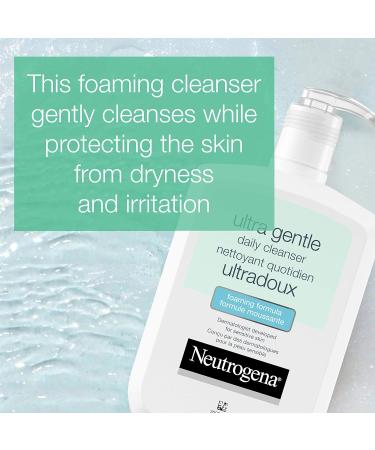 Neutrogena Daily Foaming Facial Cleanser - Makeup Remover Face Wash - Hypoallergenic Oil Free - Pump Bottle 354 mL Foaming Cleanser - Buy Online on GoSupps.com