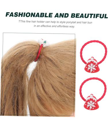 FRCOLOR 10 Pairs Christmas Headband Hair Scrunchy Tie Snowman Hair Ties Santa Hair Band Christmas Hair Accessories Women Christmas Kids Hairpiece Kid Hair Tie Elastic Resin Girl Hair Rope - Buy Online on GoSupps.com