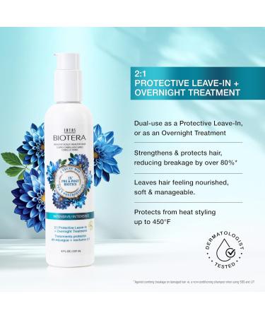 Biotera Intensive 2:1 Leave-In & Overnight Treatment | Vegan Cruelty-Free Paraben & Sulfate-Free Color-Safe | 8 Fl Oz - Buy Internationally - Buy Online on GoSupps.com