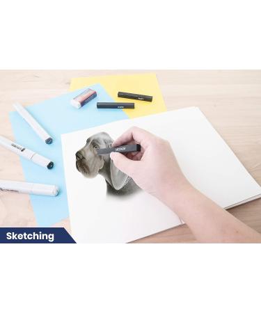 Pacific Arc Compressed Charcoal Sticks Medium 12 Pack - Drawing, Sketching, Shading - Buy Online on GoSupps.com