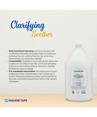 Walker Tape Leave-In Conditioner | Moisturizer & Deep Conditioner for All Hair Types | Gentle Formula for Curly Hair | 128 Fl Oz - Buy Online on GoSupps.com