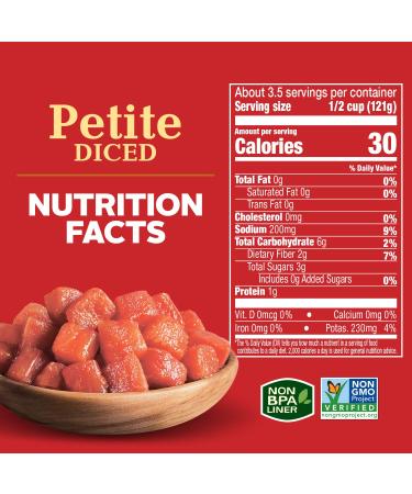 Hunt's Petite Diced Tomatoes 14.5 oz - Pack of 12 | Canned Tomatoes for Cooking | Shop Now - Buy Online on GoSupps.com