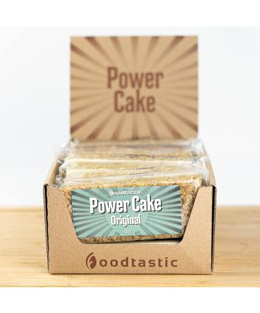 Foodtastic Power Cake Original (30 x 120g) - Delicious Handmade Oat Bars | Juicy Flapjack Energy Bars for Healthy Snacking - Ship Internationally - Buy Online on GoSupps.com