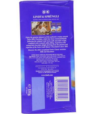 Lindt - Swiss Classic - Double Milk - 100g (Pack of 10) - Buy Online on GoSupps.com