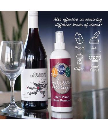 Wine Away Red Wine Stain Remover 12oz - Fabric Upholstery & Carpet Cleaner Spray - Set of 2 - Buy Online on GoSupps.com