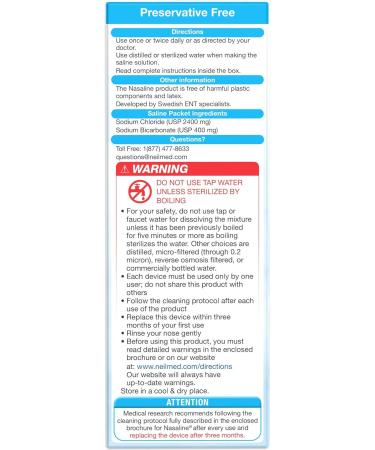 Squip Nasaline Junior 3.1 fl oz Nasal Rinsing System - Pack of 1 - Buy Online on GoSupps.com
