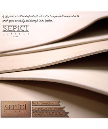 Sepici Full Grain Veg Tan Single Shoulder (Craftsman Grade) - 2.5-4 ft | High Quality Leather for Craftsmen - Buy Online on GoSupps.com