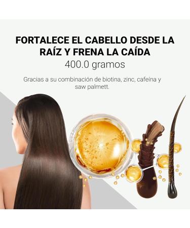 Apr s-shampooing la Biotine pour les Cheveux Collag ne Huile d'Argan Huile de Jojoba et Huile de Macadamia avec 18 Vitamines pour les Cheveux I Pr vient et aide r duire la chute XXL 400 ml - Buy Online on GoSupps.com