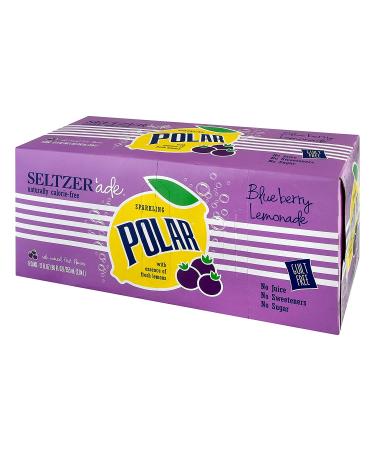 Polar Blueberry Lemonade Seltzer'ade 8pk - 12 fl oz Refreshing Beverage - Buy Online on GoSupps.com