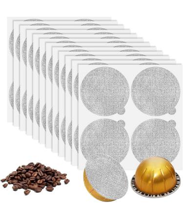 Joints de Couvercles en Aluminium - R utiliser Les Capsules de Dosettes de Caf 480 Pi ces pour Vertuoline Vertuo R utiliser Les Joints de Couverture de Dosettes de Caf 62 Mm - Buy Online on GoSupps.com