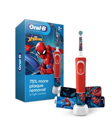 Oral-B Kids Electric Toothbrush Featuring Marvel's Spiderman, for Kids 3+ Marvel's Spiderman Electric Toothbrush