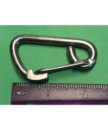 4pcs Stainless Steel 316 Spring Hook Carabiner 1/4 (6mm) Marine Grade Safety Clip - Buy Online on GoSupps.com