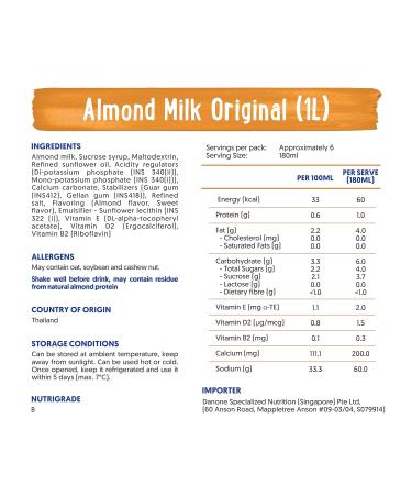 Buy Alpro Almond Drink - 1L | Whole Almond Milk for International Shipping - Buy Online on GoSupps.com
