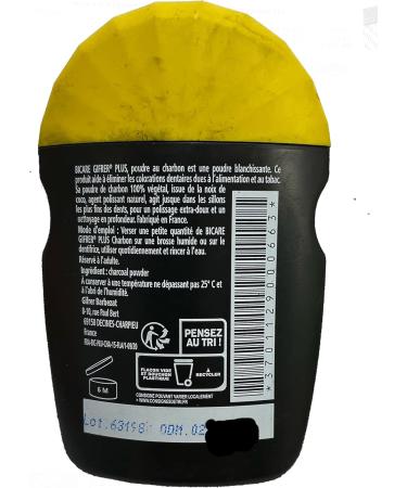 Gifrer Bicare Plus Vegetable Charcoal Powder 60 g Pack of 2 x 60 g - Buy Online on GoSupps.com