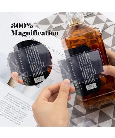 VEIREN 50 Pieces Credit Card Size 3X Magnifiers Magnification Magnifying Fresnel Lens Portable Transparent Pocket Wallet Magnifying Glass Jewelry Loupe Reading Aid Helper - Buy Online on GoSupps.com