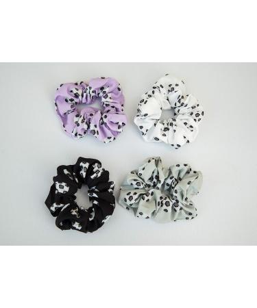 Happie Hare Soccer Sport Scrunchies - 4 Pack Cotton Elastic Hair Bands - Girls Hair Accessories & Gifts for Women - Buy Online on GoSupps.com