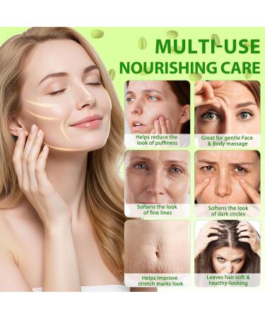 Moulis Green Coffee Bean Oil Organic Green Coffee Oil for Cellulite Skin Face Body & Hair - Reduces Puffiness Dark Circles Stretch Marks Skin Tightening Cold-Pressed (2 Fl Oz (Pack of 1)) - Buy Online on GoSupps.com