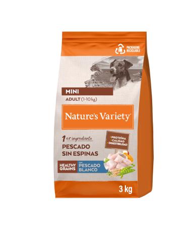 Nature's Variety Healthy Grains - Mini Adult Dog Food - White Fish - 3kg