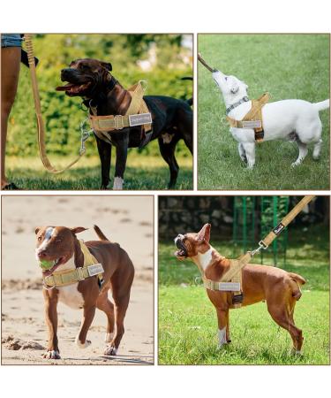 AUTOWT No Pull Dog Harness and Leash Set No Choke Escapeproof Neck & Chest Adjustable Reflective Dog Vest Harness 5.9 Ft Dog Leash Anti-Twist Pet Lead Soft Padded for Large Medium Dog(Yellow M) M Yellow - Buy Online on GoSupps.com
