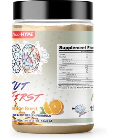 Noo-HYPE Gut First Premium Fiber and Gut Health Formula - Buy Online on GoSupps.com