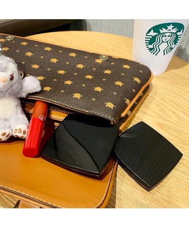 KEQKEV Compact Travel Mirror | Stylish Handheld Makeup Mirror | Portable Pocket Size for On-the-Go  - Buy Online on GoSupps.com